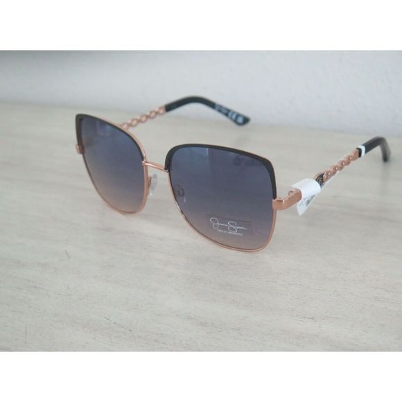 Jessica Simpson J6101 OXRGD Women's Brown/Gold Oversized Sunglasses - Picture 2 of 12